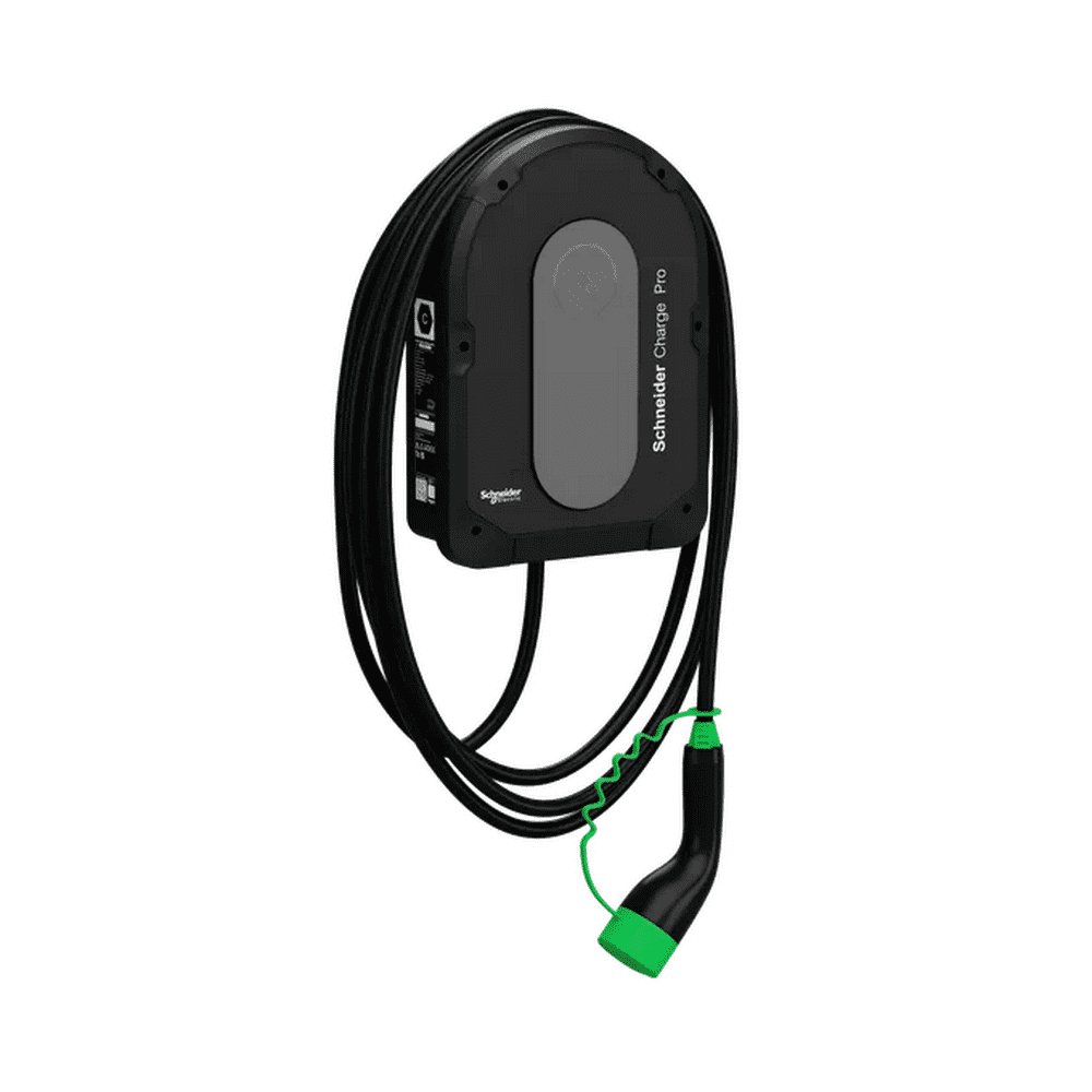 Зарядна станція Schneider Charge Pro 1P-3P, 16-32 А з вбудованим кабелем ( EVB4S22NC0 )